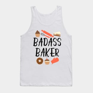 Funny Baker Slogan Tank Top